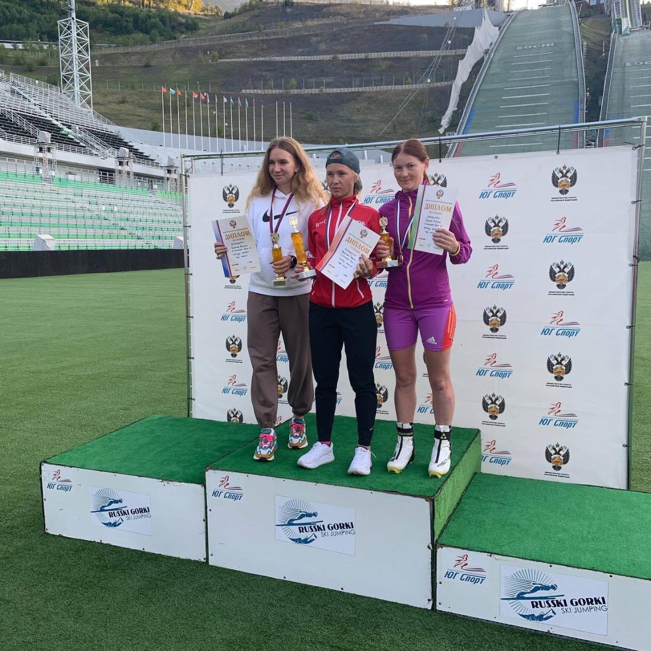 Стефания Надымова и Эрнест Яхин — чемпионы страны