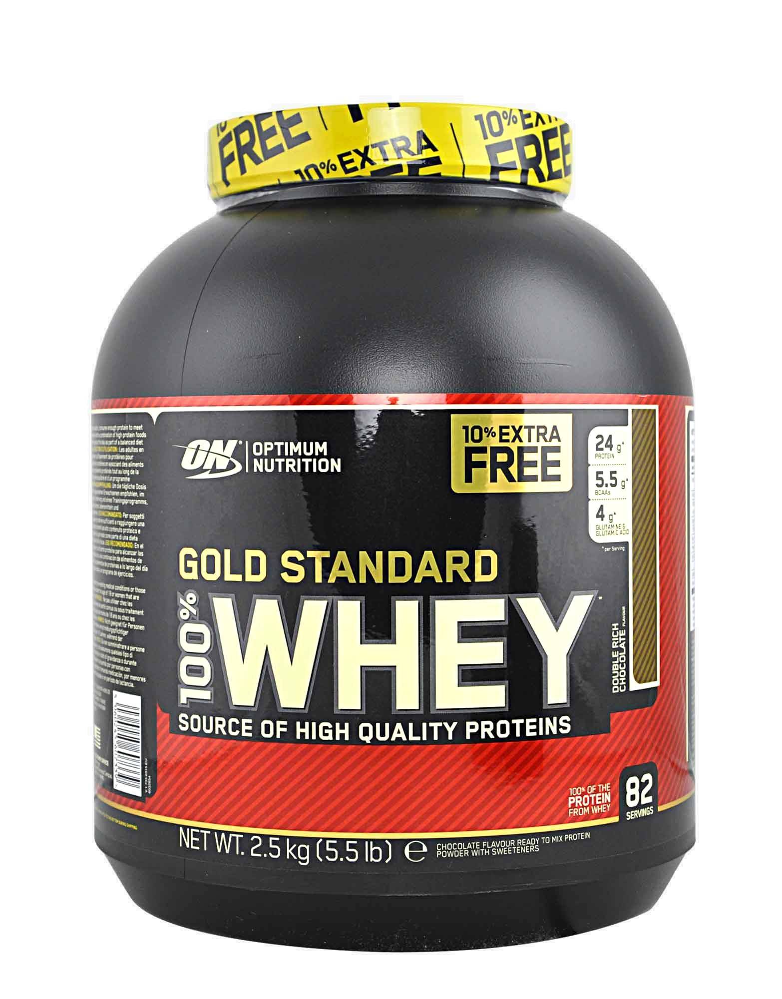 Optimum nutrition 100% whey gold standard — золотой стандарт качества сывороточного протеина