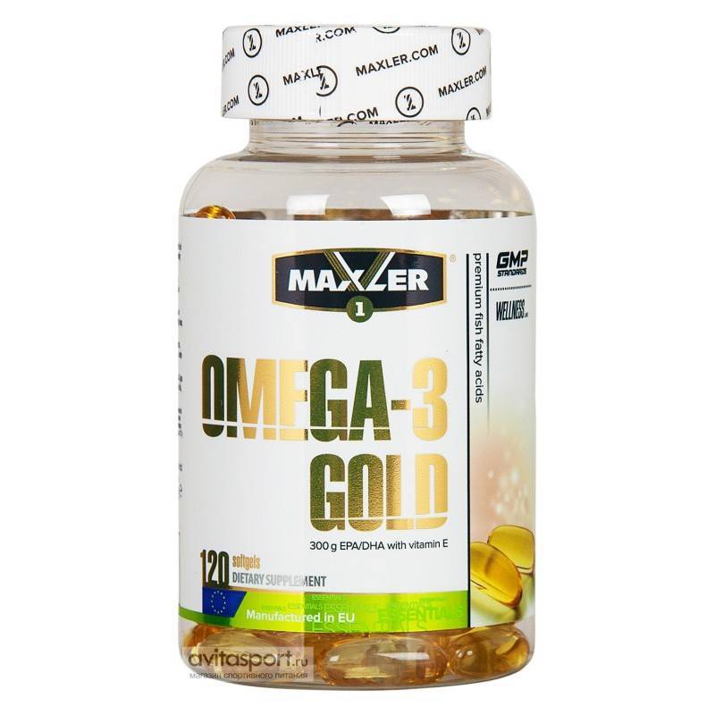 Omega-3 gold от maxler