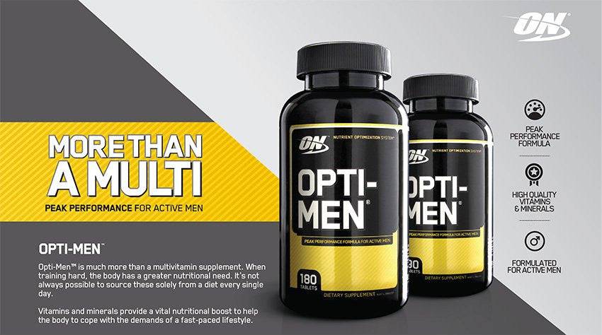 Opti men от optimum nutrition: состав, описание, польза