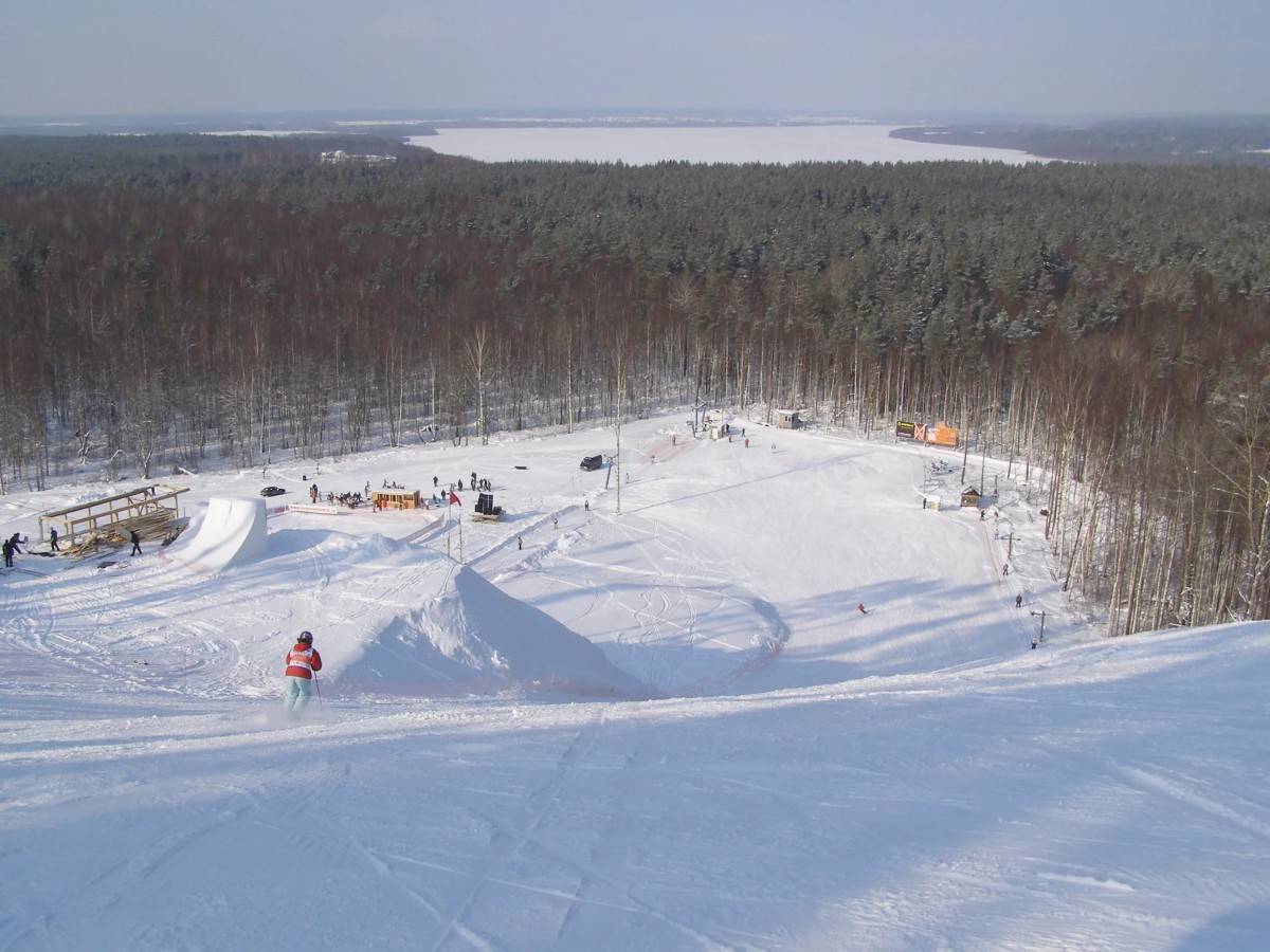 Снежный - горнолыжный курорт в ленинградской области
