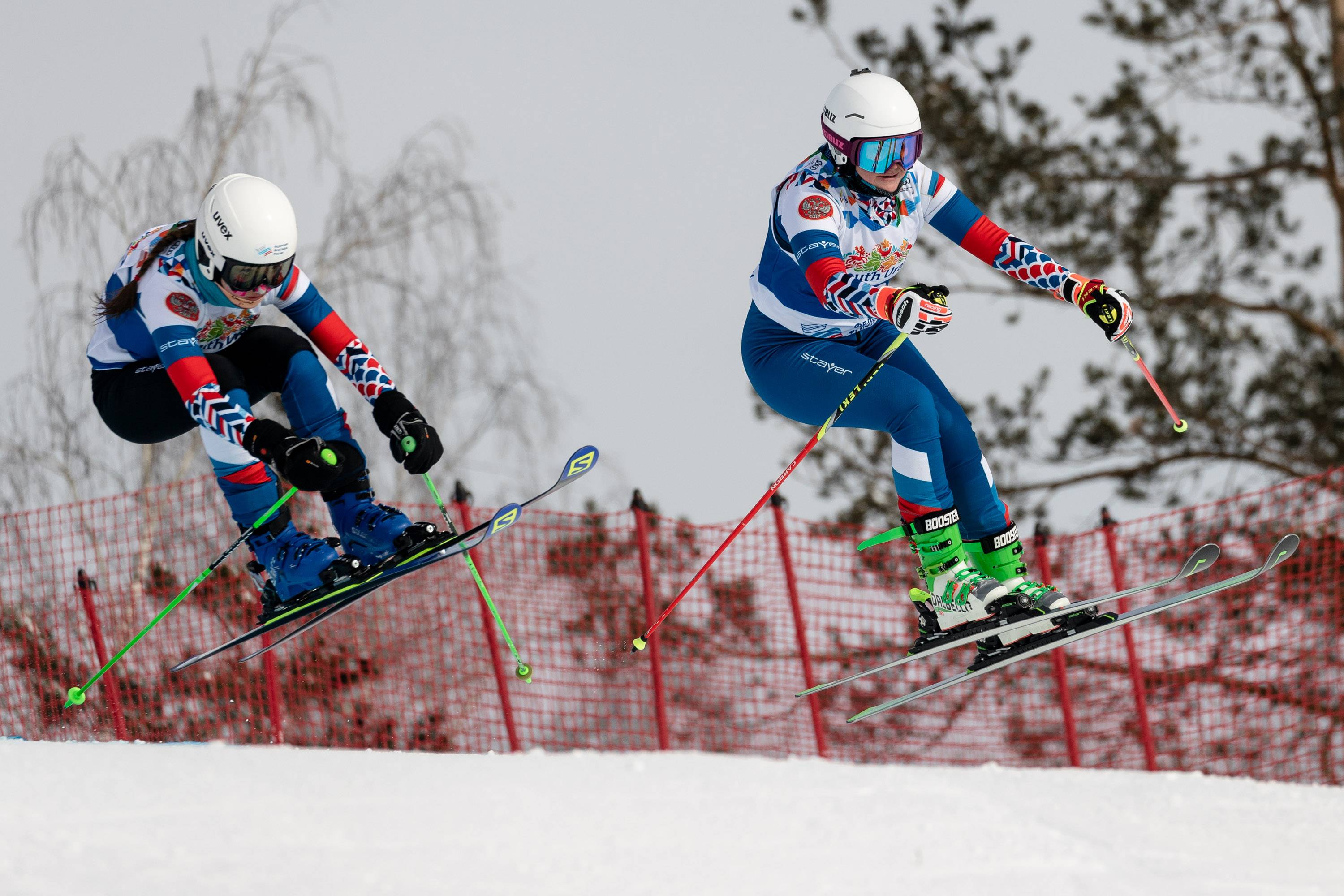 Ливинская и бондарь - чемпионы россии по ски-кроссу