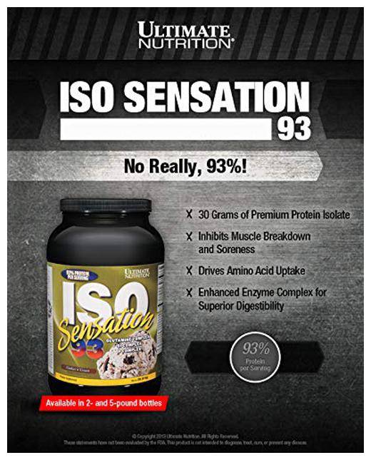 Протеин ultimate iso-sensation 93
