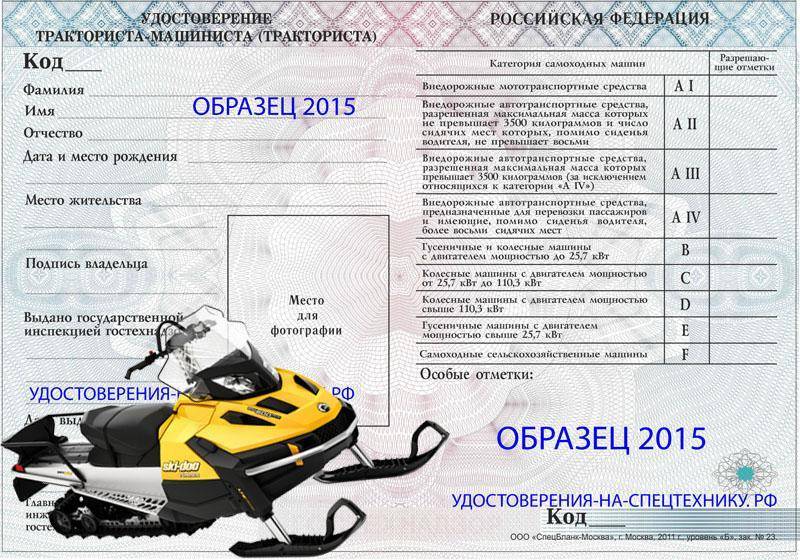 Оформление прав на квадроцикл в 2022 и 2023 году – порядок получения | помощь водителям в 2023 году