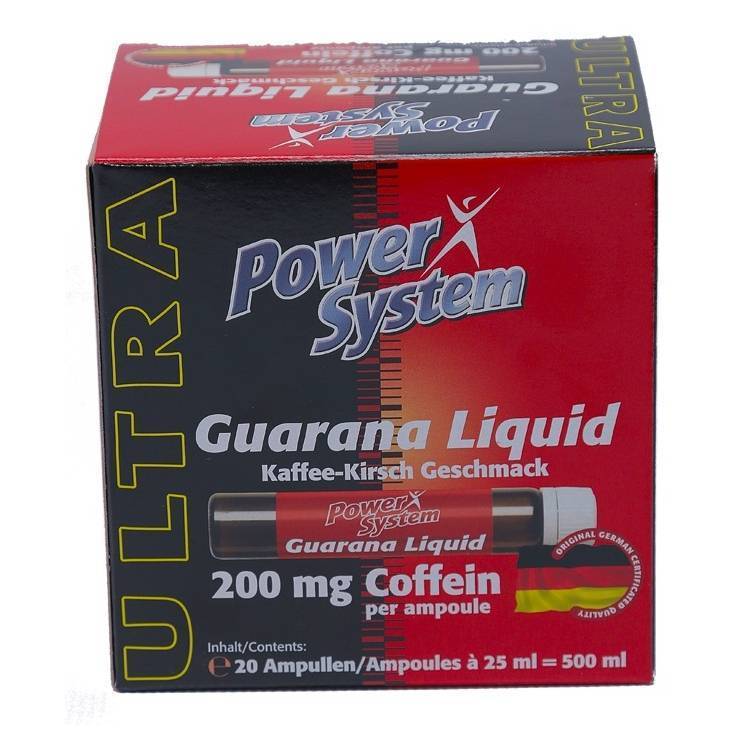 Guarana liquid от power system: как принимать энергетик и отзывы