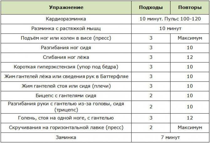 Программа тренировок для девушек | the base