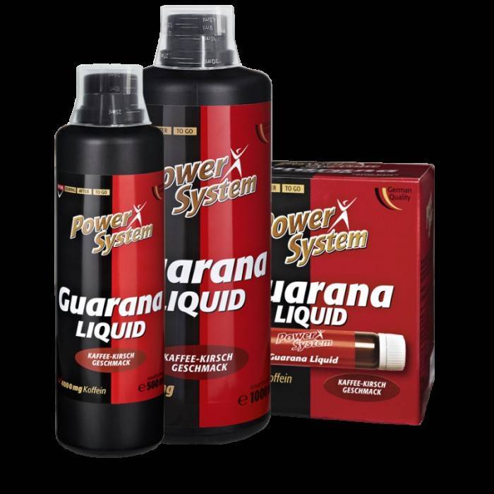 Guarana liquid от power system: как принимать, состав и отзывы