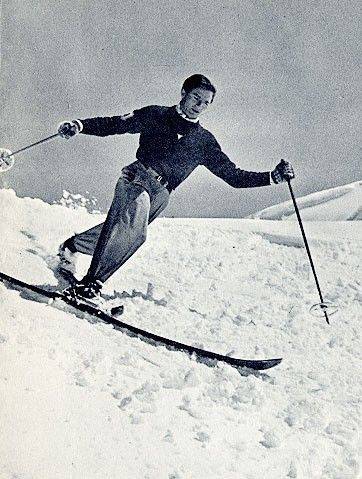 История XX века: горные лыжи