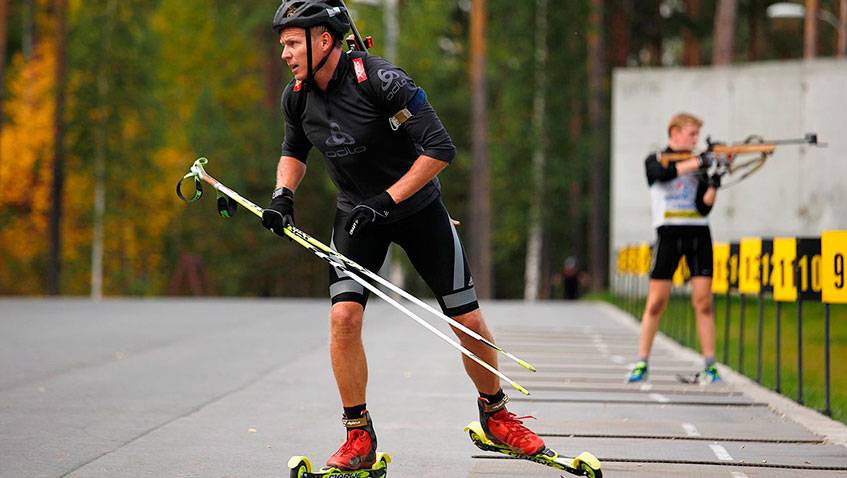 Особенности тренировок лыжников осенью