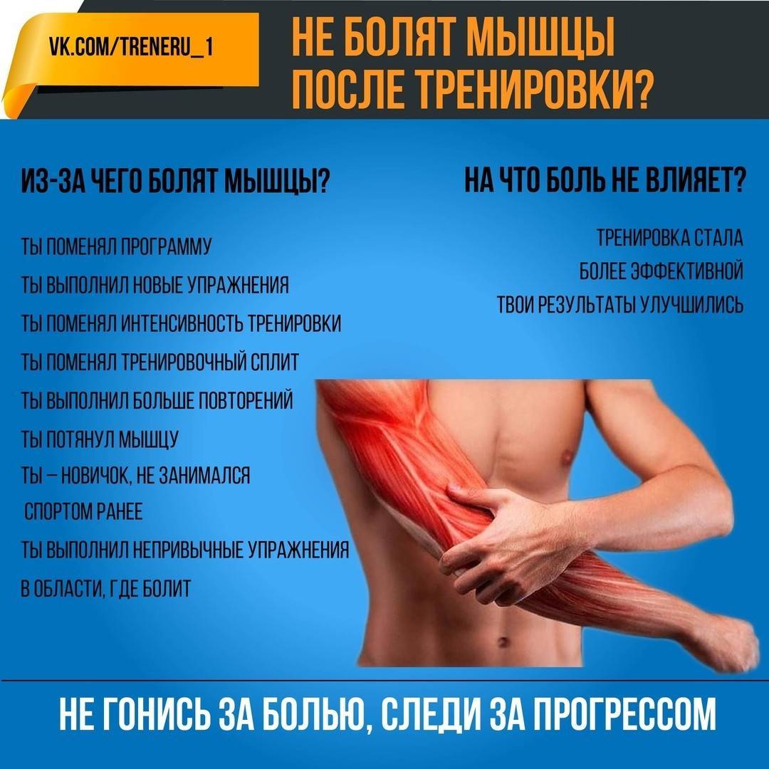 Боль в мышцах это признак их роста?
