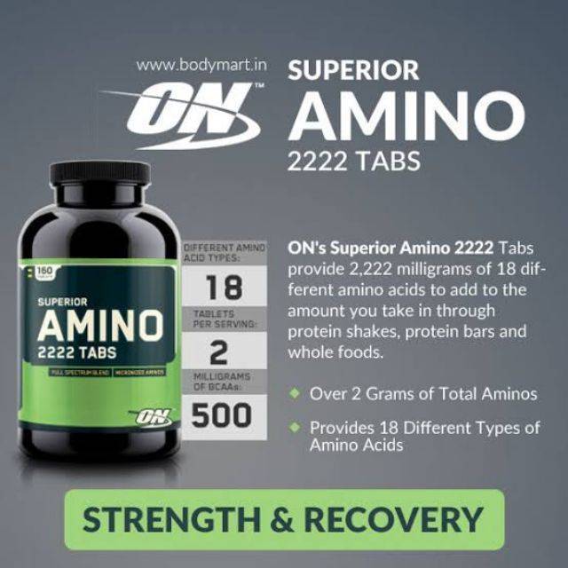 Optimum nutrition amino 2222 320 tablets new