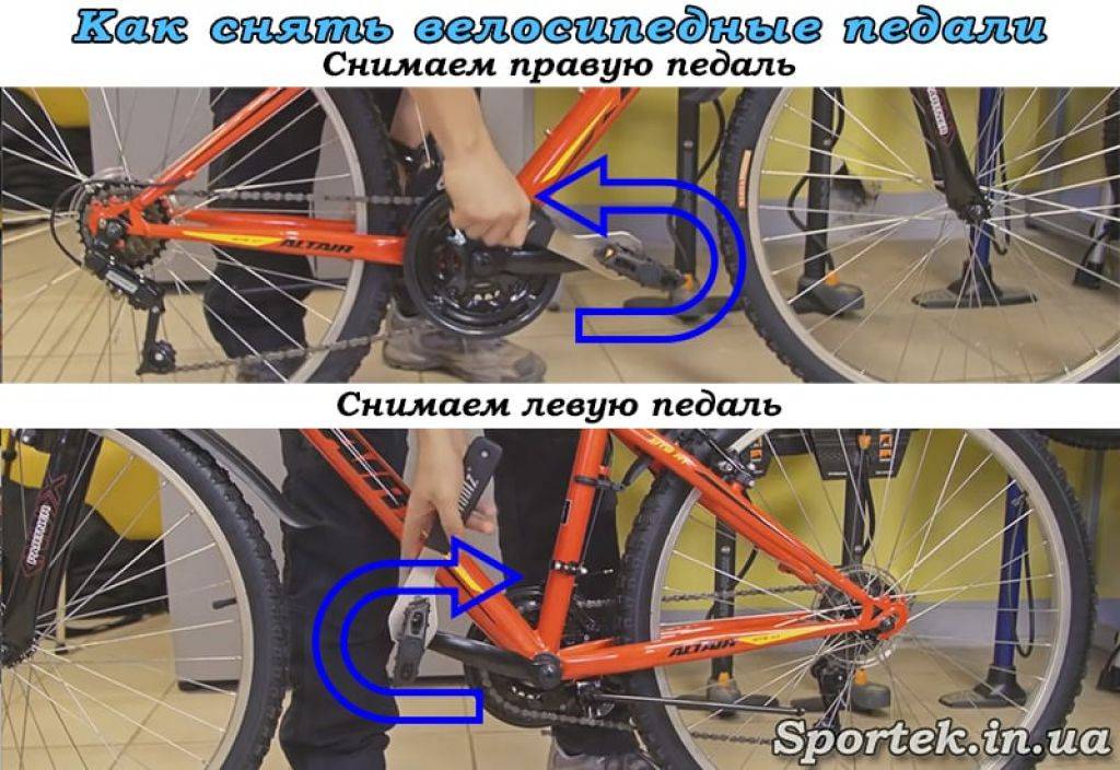 Как снять педали с велосипеда без съемника: подробное руководство - все о велосипедах