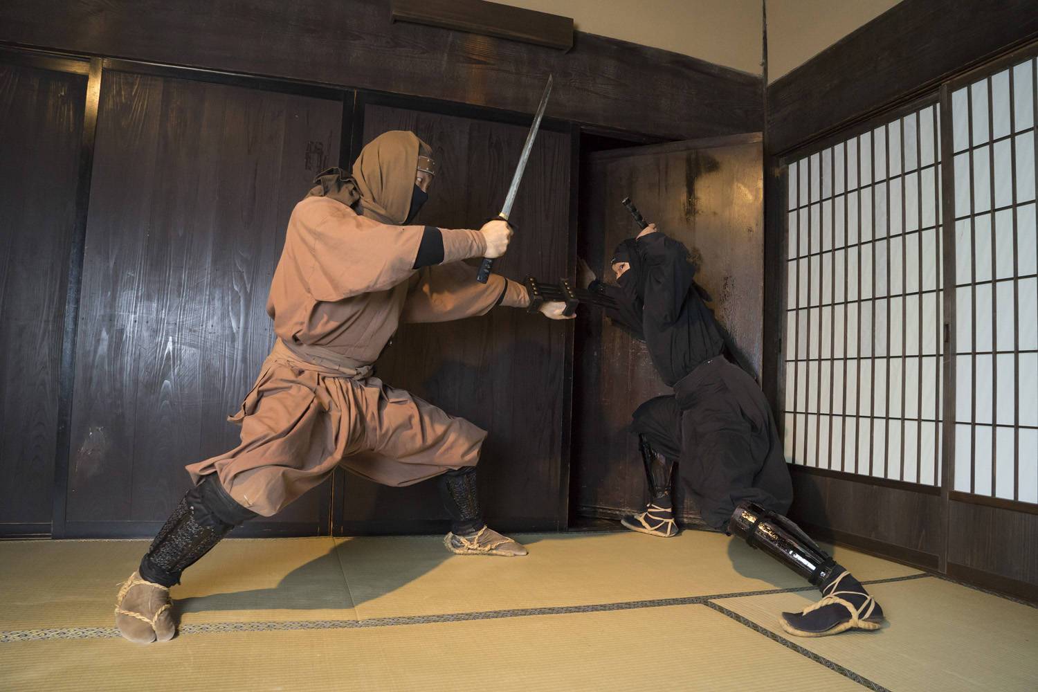 Приемы ниндзя. боевые искусства японии