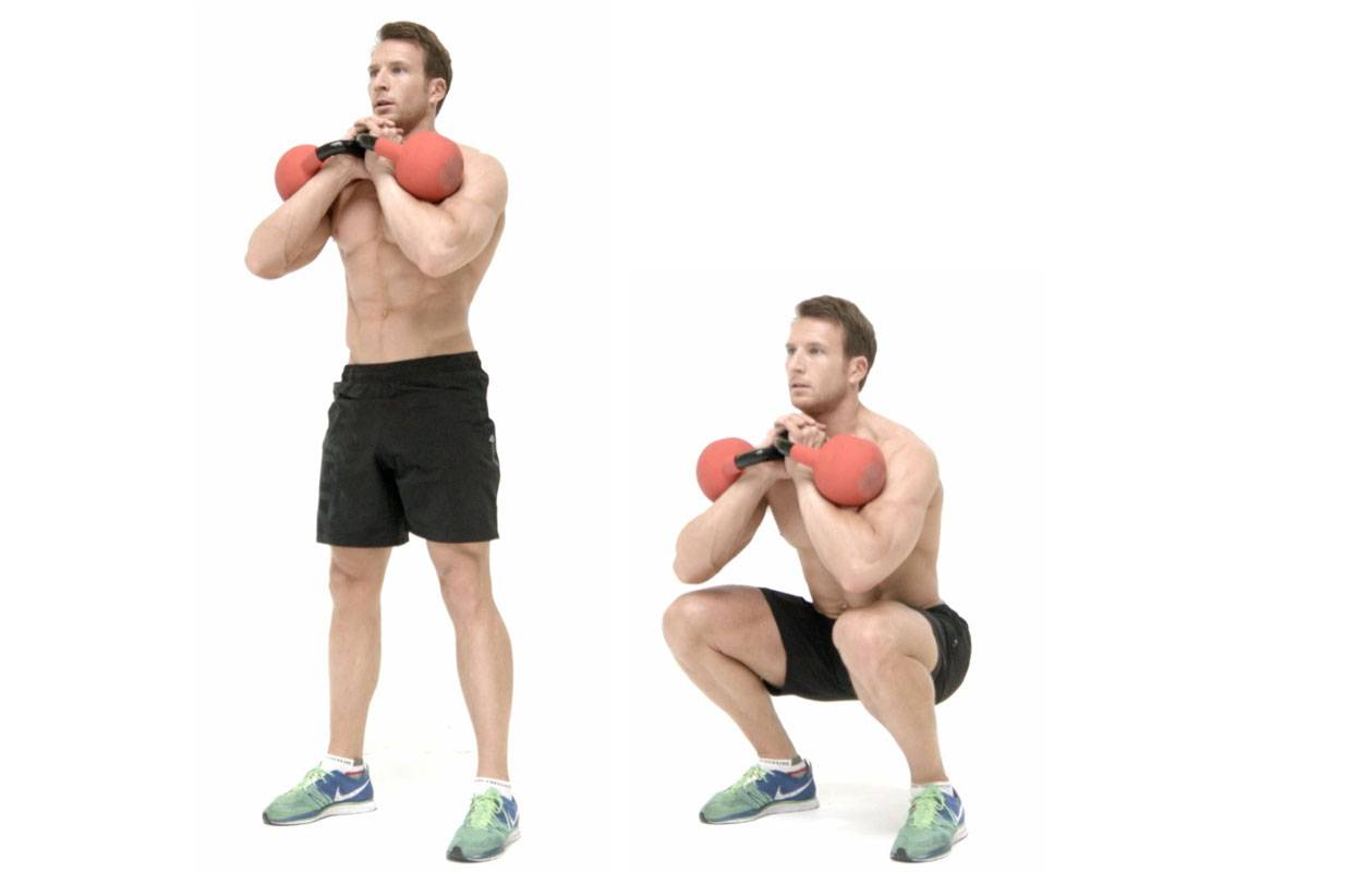 Приседания гоблет (goblet squat)- техника выполнения упражнения.