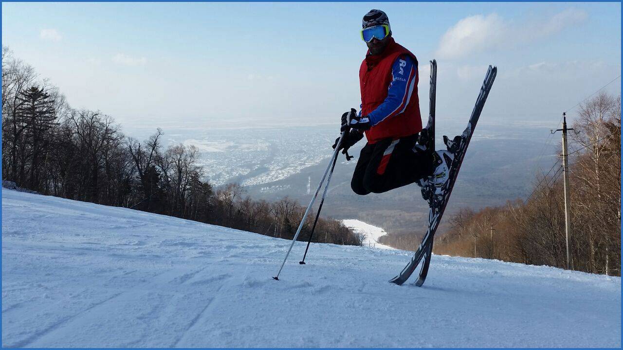Бег на лыжах: польза катания и уроки для начинающих с видео
