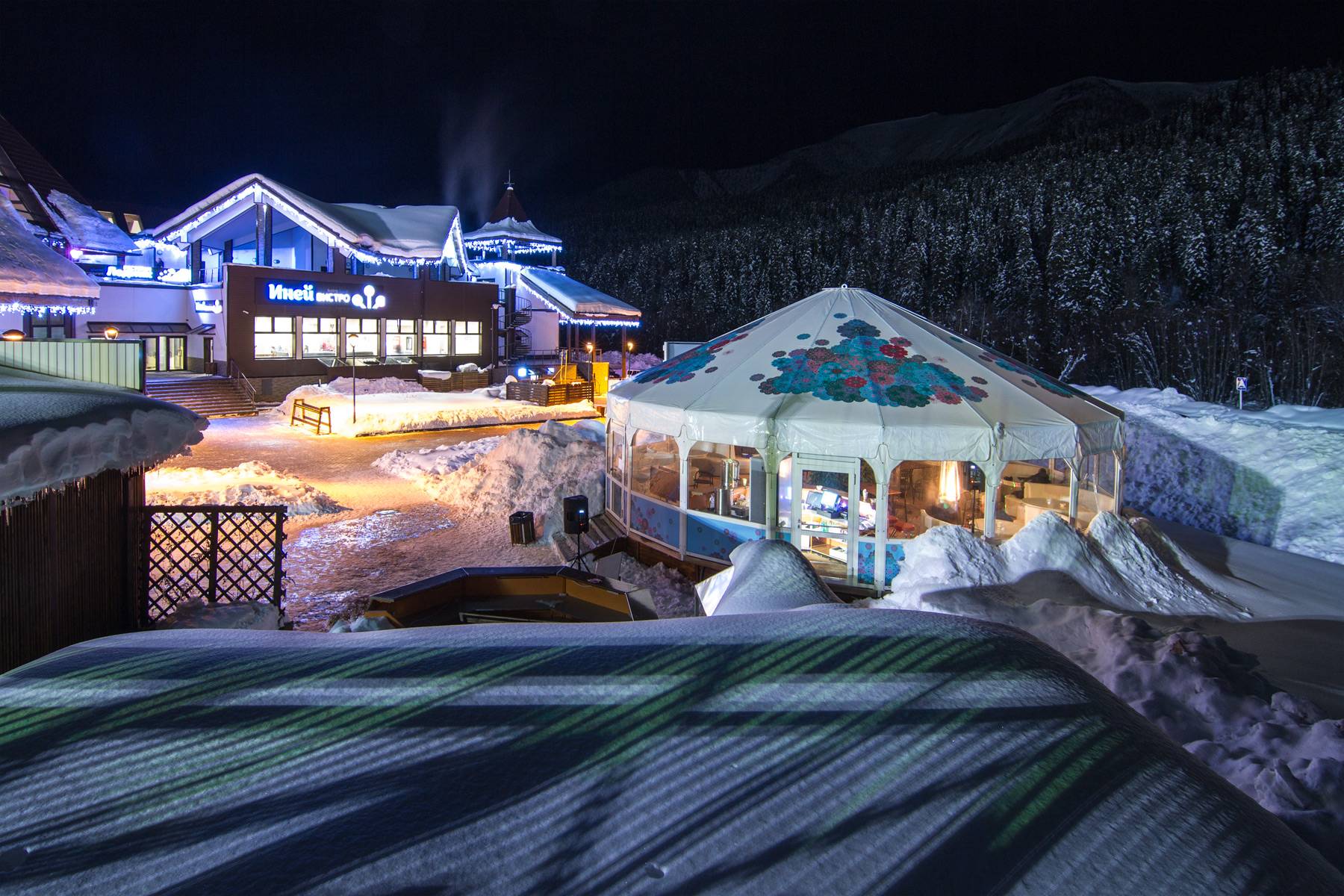 Архыз зимой горнолыжный курорт