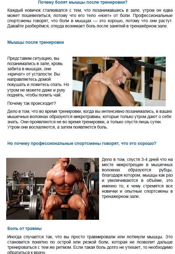 Спазмы мышц во время и после тренировок - kinesiopro