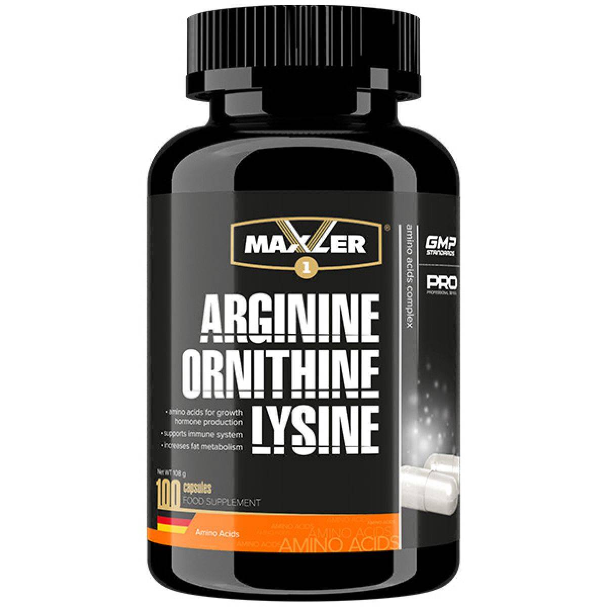 Arginine ornithine lysine от maxler: как принимать, состав, отзывы