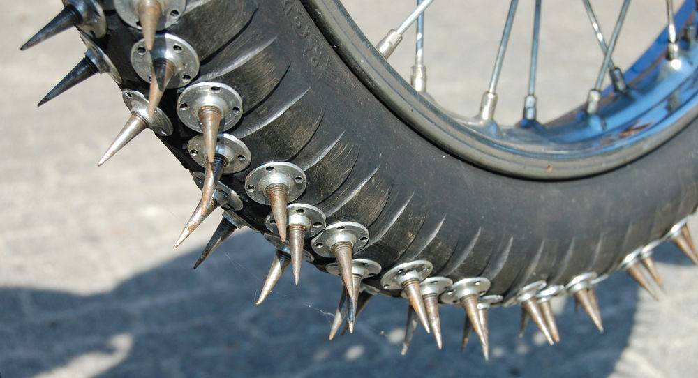 Шипы для покрышек на велосипед зимой: как сделать