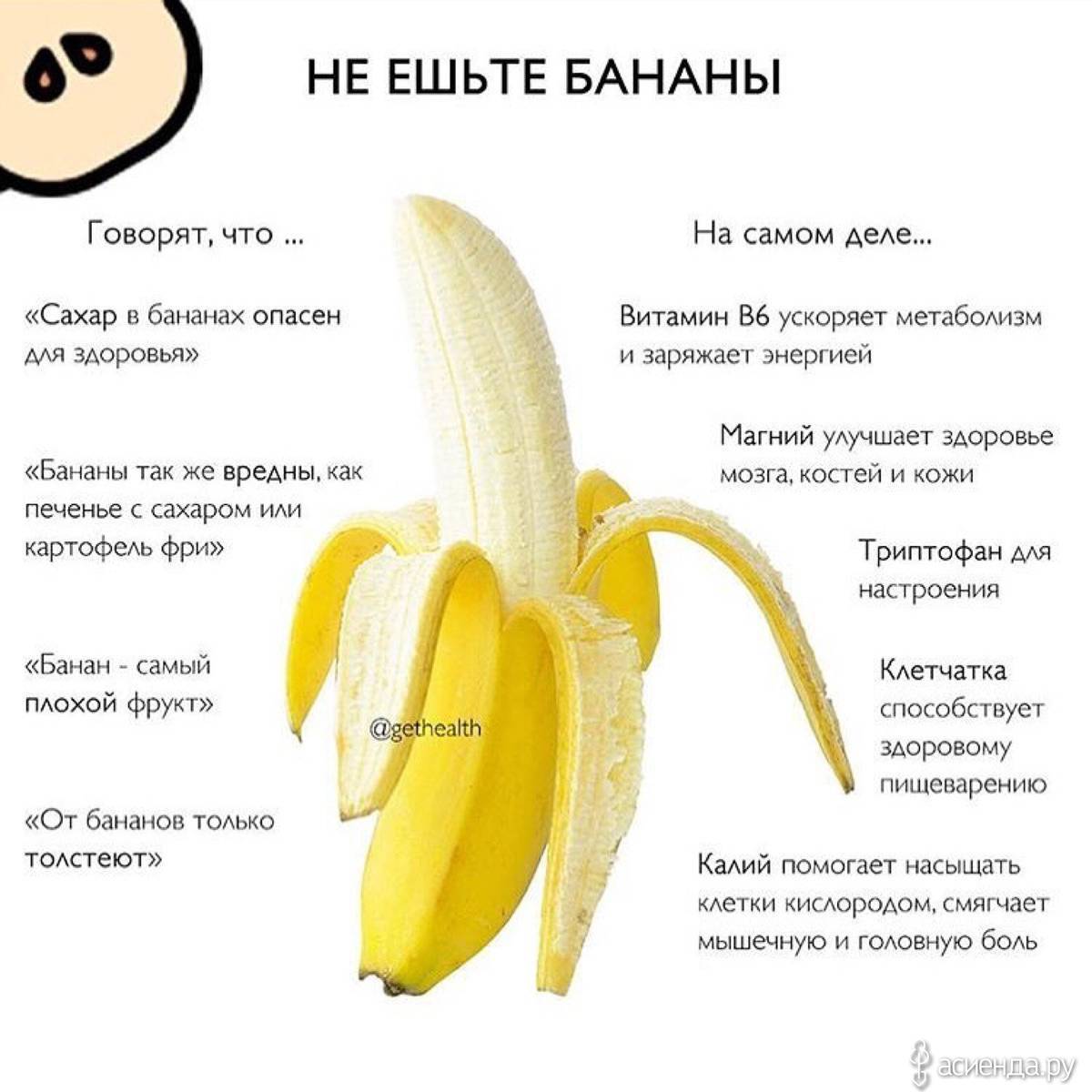 Описание вкусного фрукта - банан