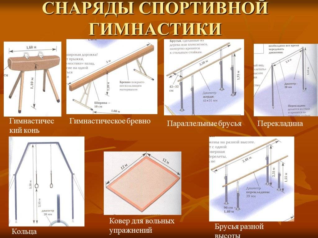 Гимнастические снаряды рисунок