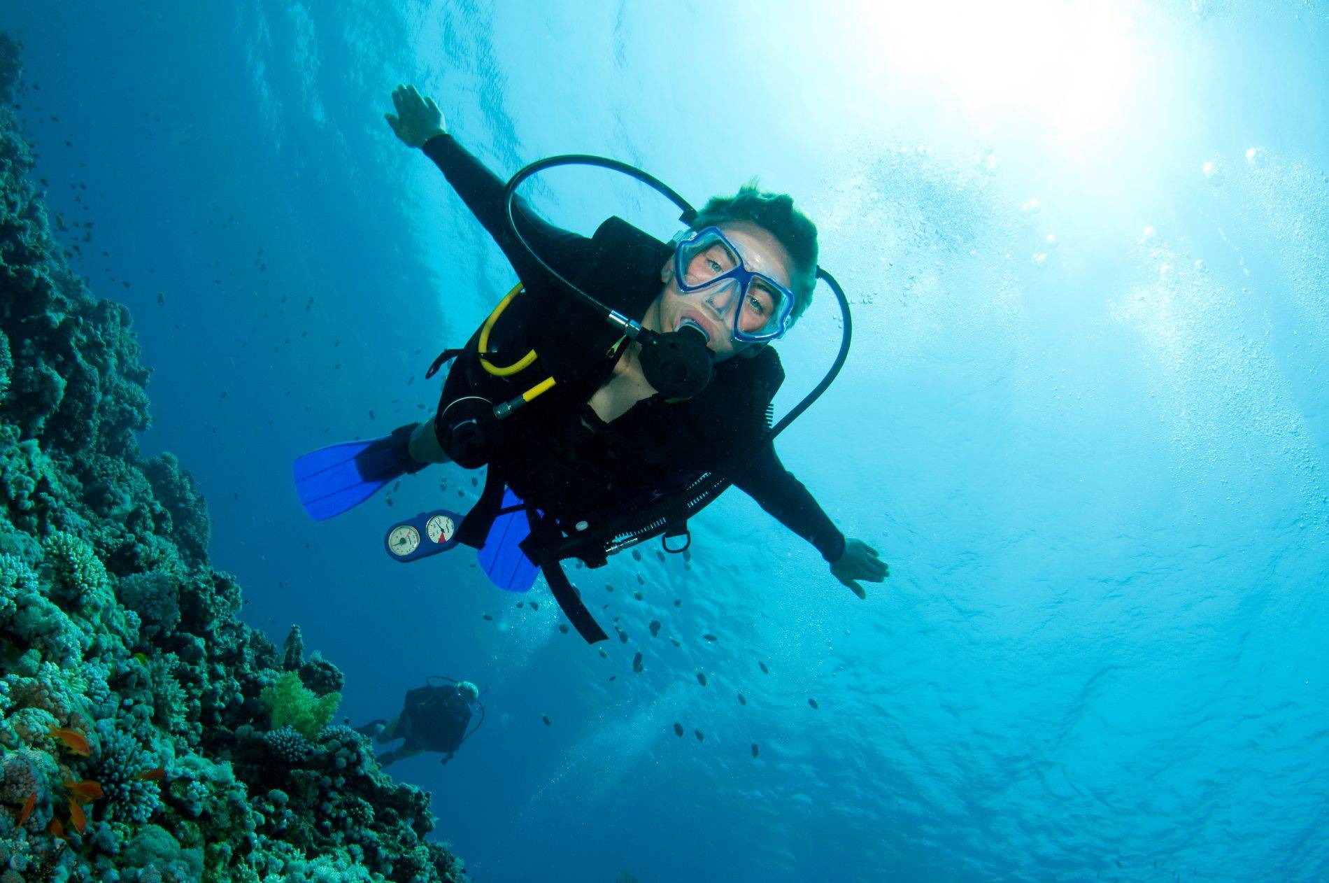 What is scuba diving?