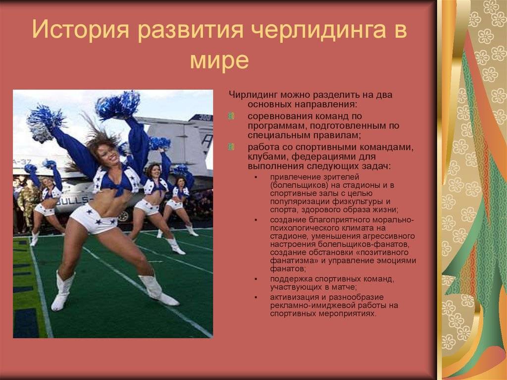 Черлидинг и его влияние на формирование личности школьников