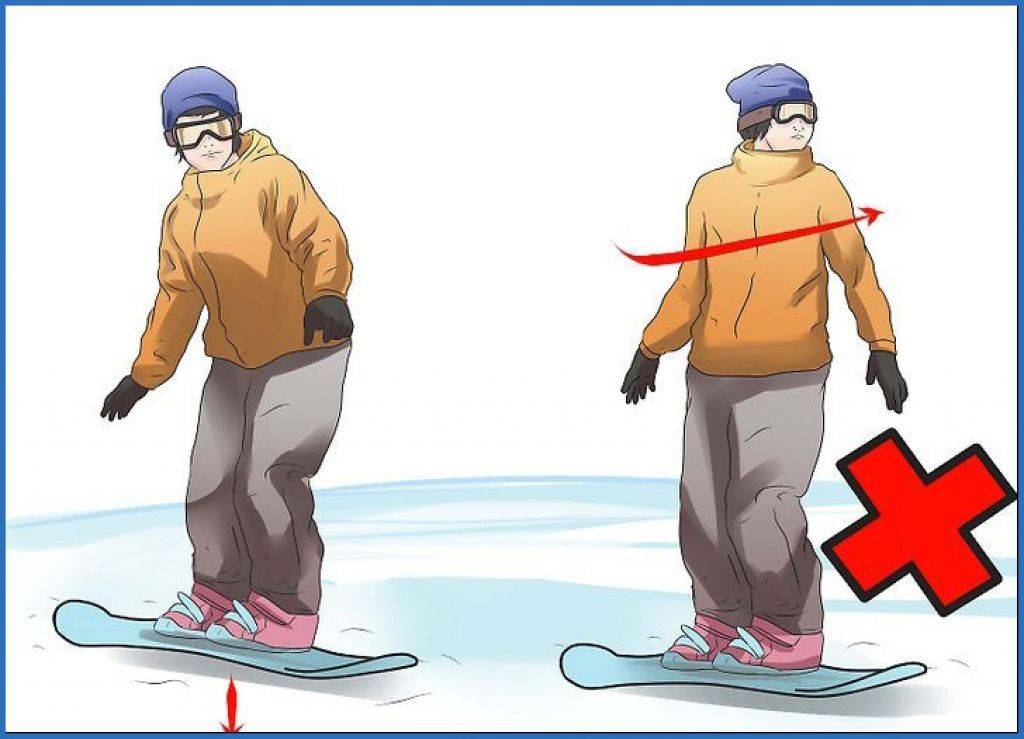 Как кататься на сноуборде правильно — техника катания