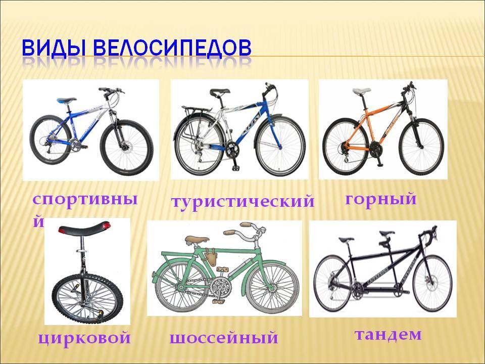 Различия между горным и дорожным велосипедами
