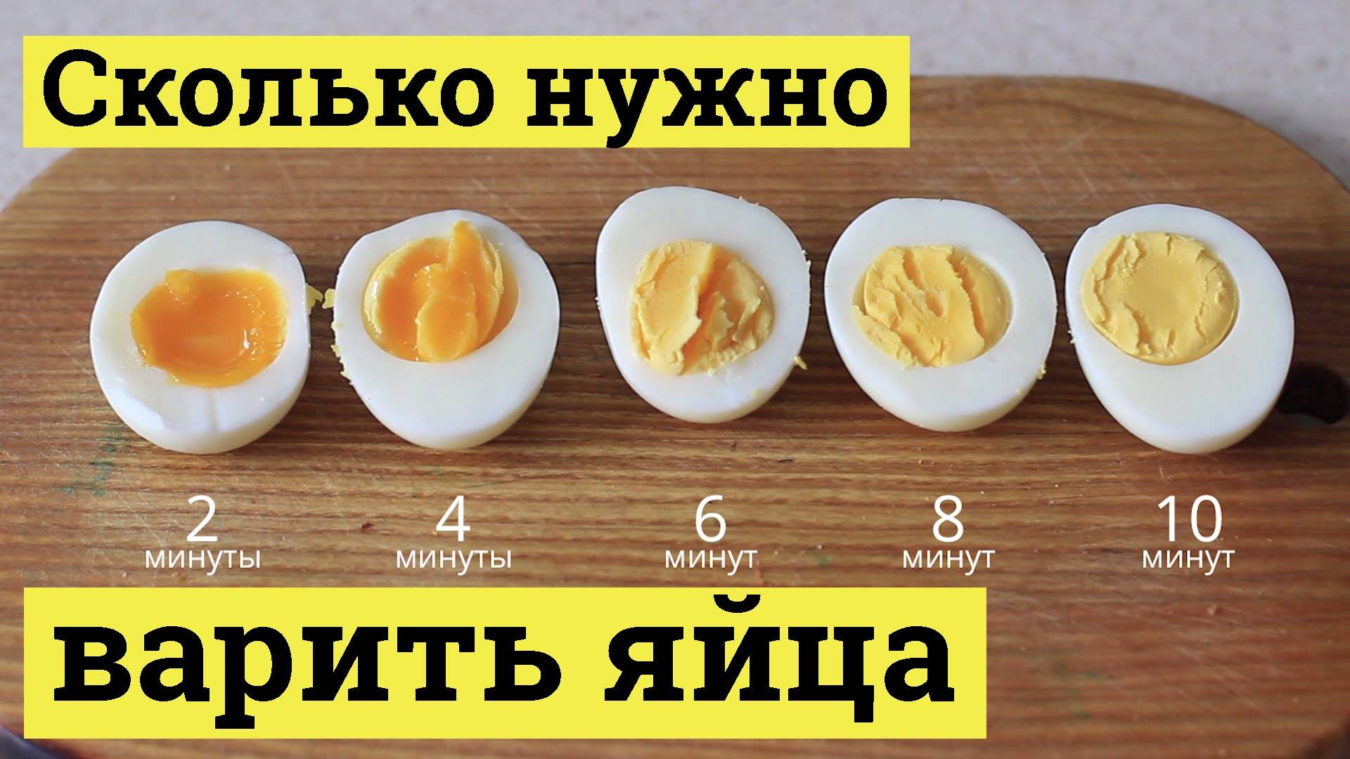 Сколько минут варить яйца всмятку после закипания
