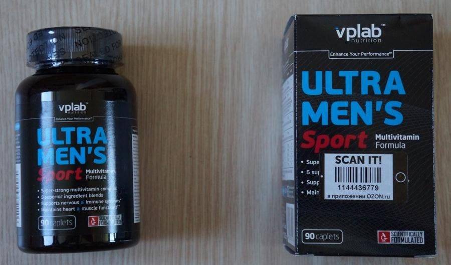 Ultra men’s sport multivitamin formula от vplab