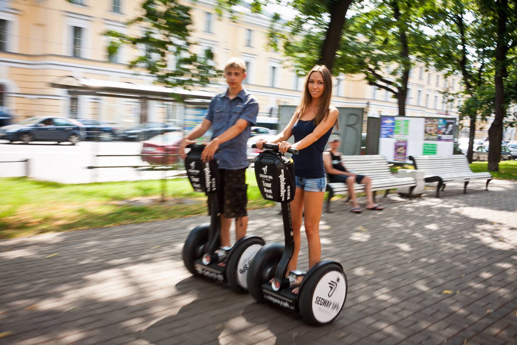 Электрический самокат Segway полиция