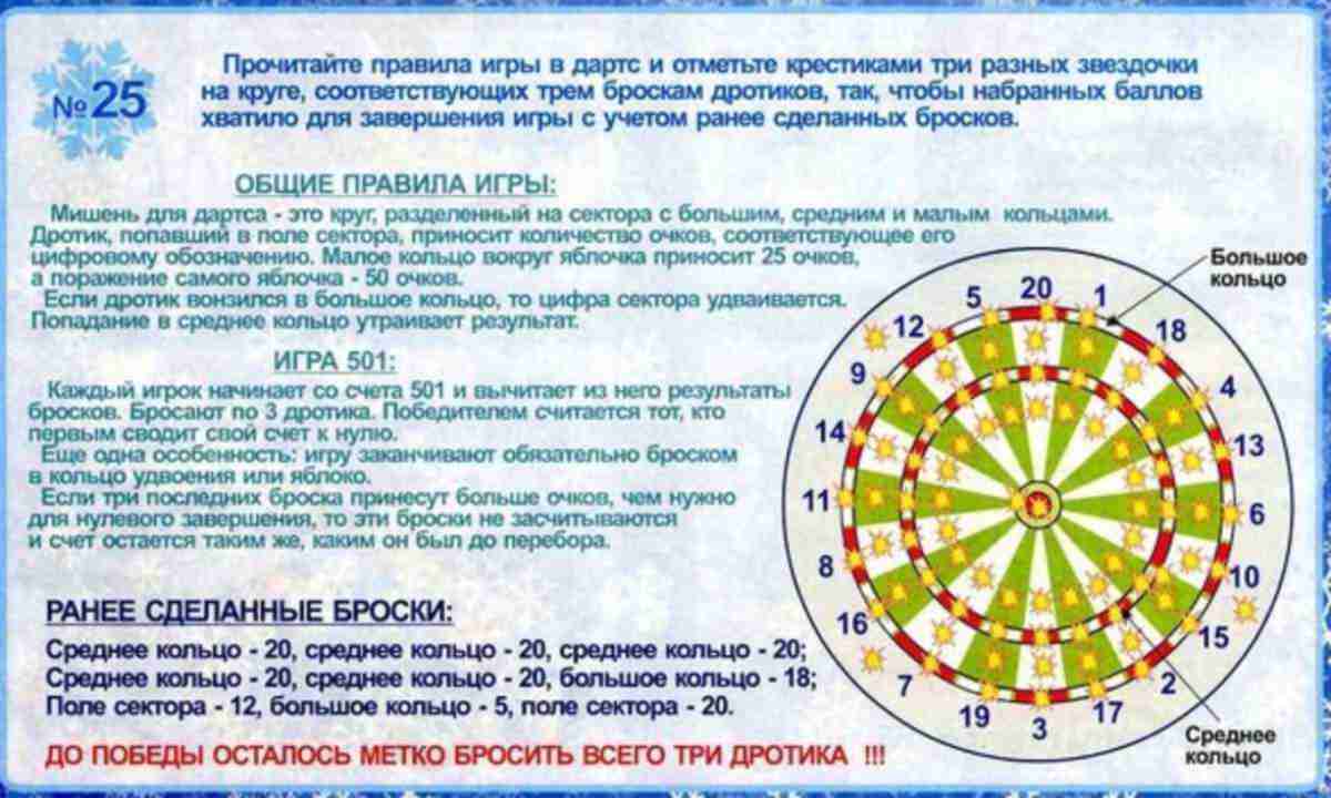 Выберите изображение на котором дротики в сумме составляют 12