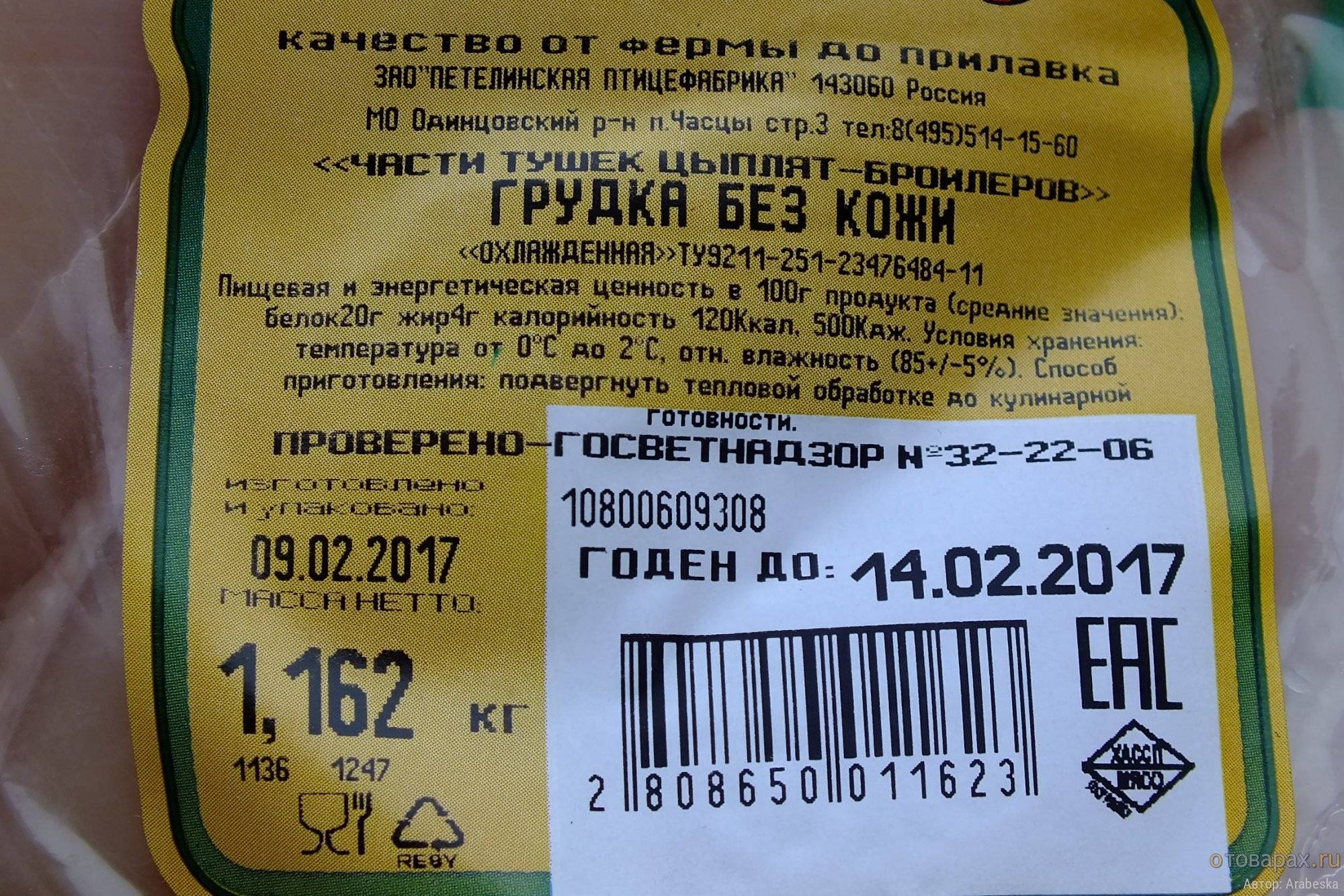 Калорийность куриной грудки на 100 г (отварная, жареная)