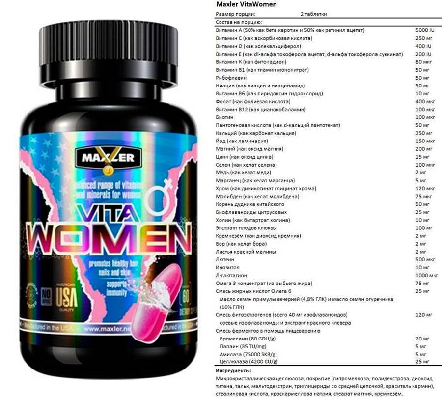 Витамины maxler vitamen- состав, отзывы