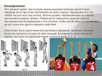 Презентация блокирование в волейболе