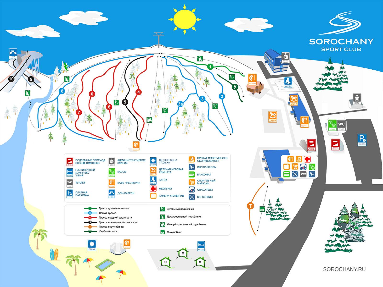лыжный курорт сорочаны