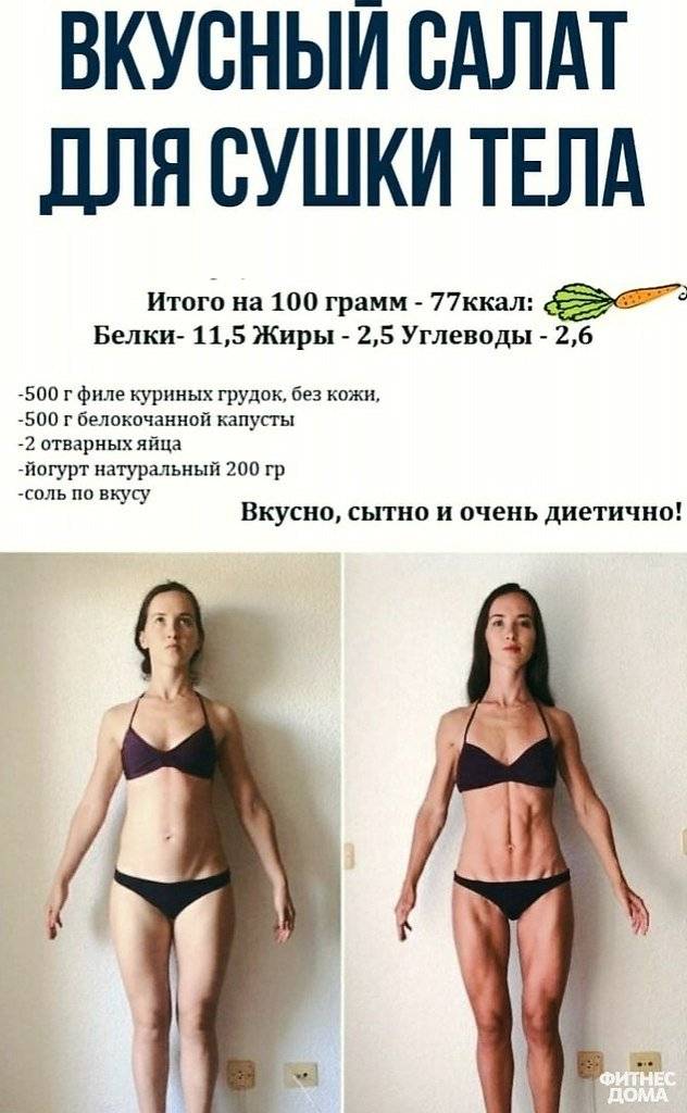 Сушка тела для девушек в домашних условиях: питание, препараты, упражнения. сушка тела — результат: фото до и после
