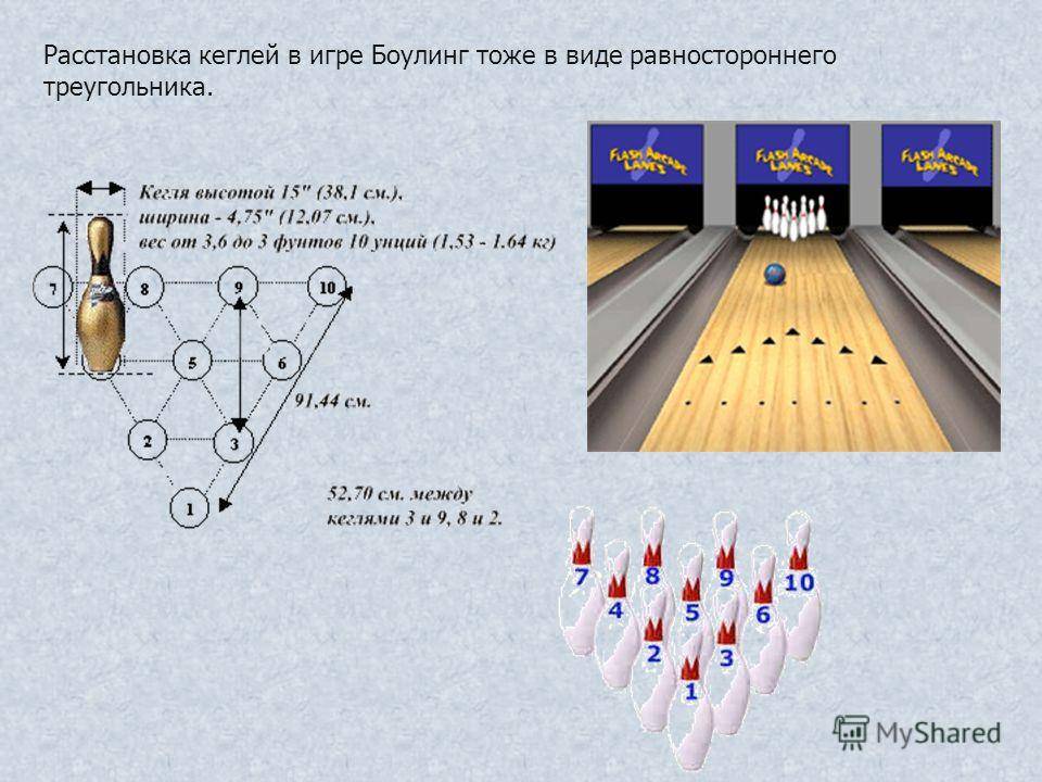 Чертеж кегли для боулинга