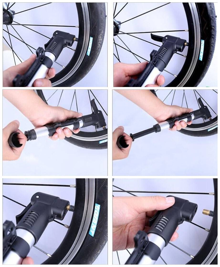 Как накачать колесо велосипеда с тонким ниппелем