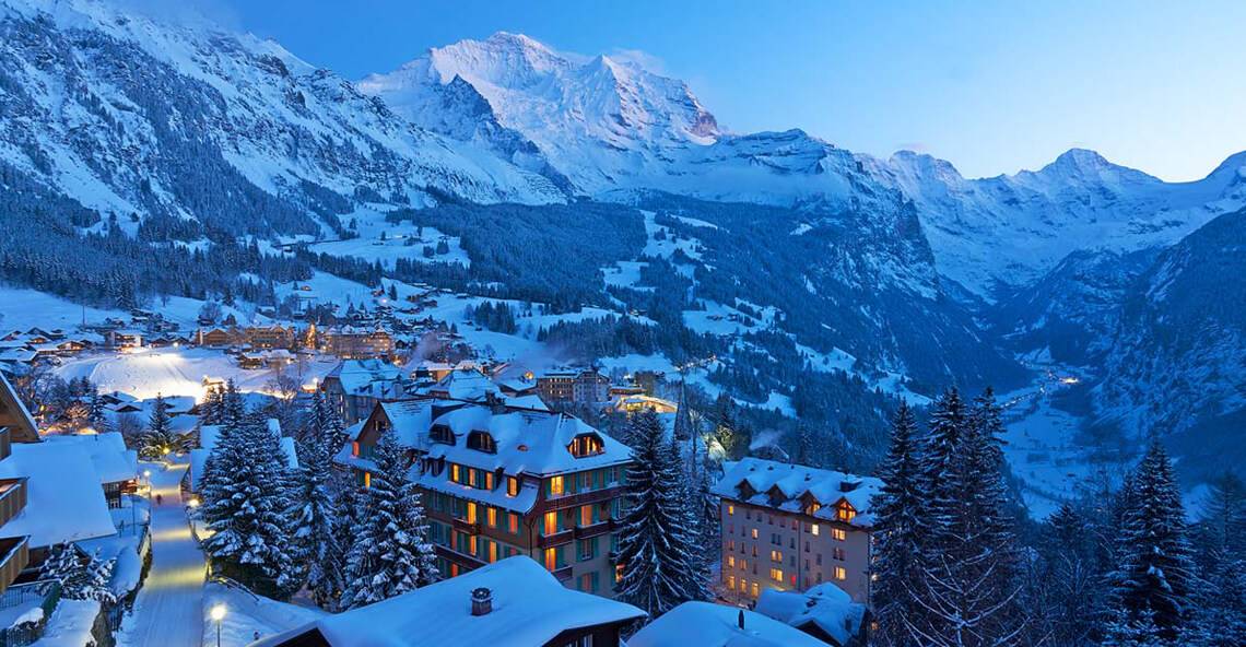 Горные лыжи в швейцарии