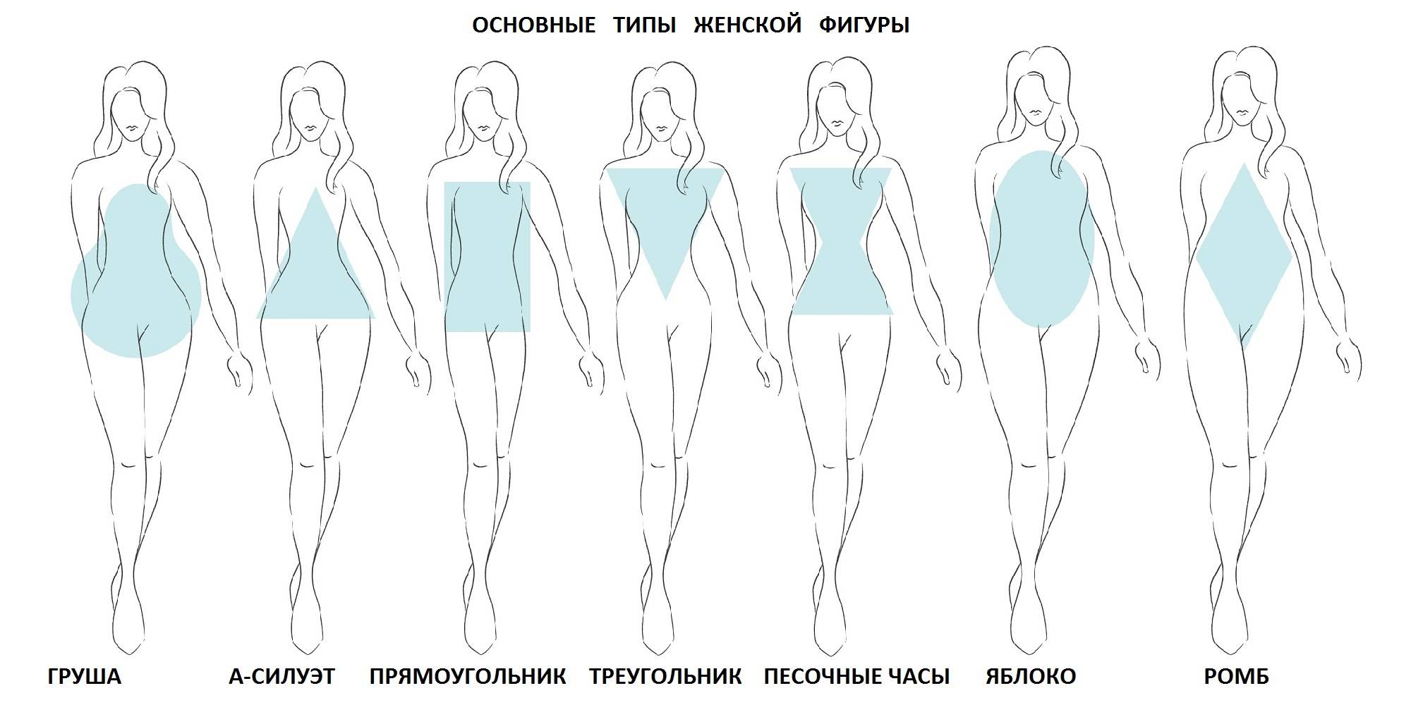 Типы телосложения у женщин: варианты идеала
