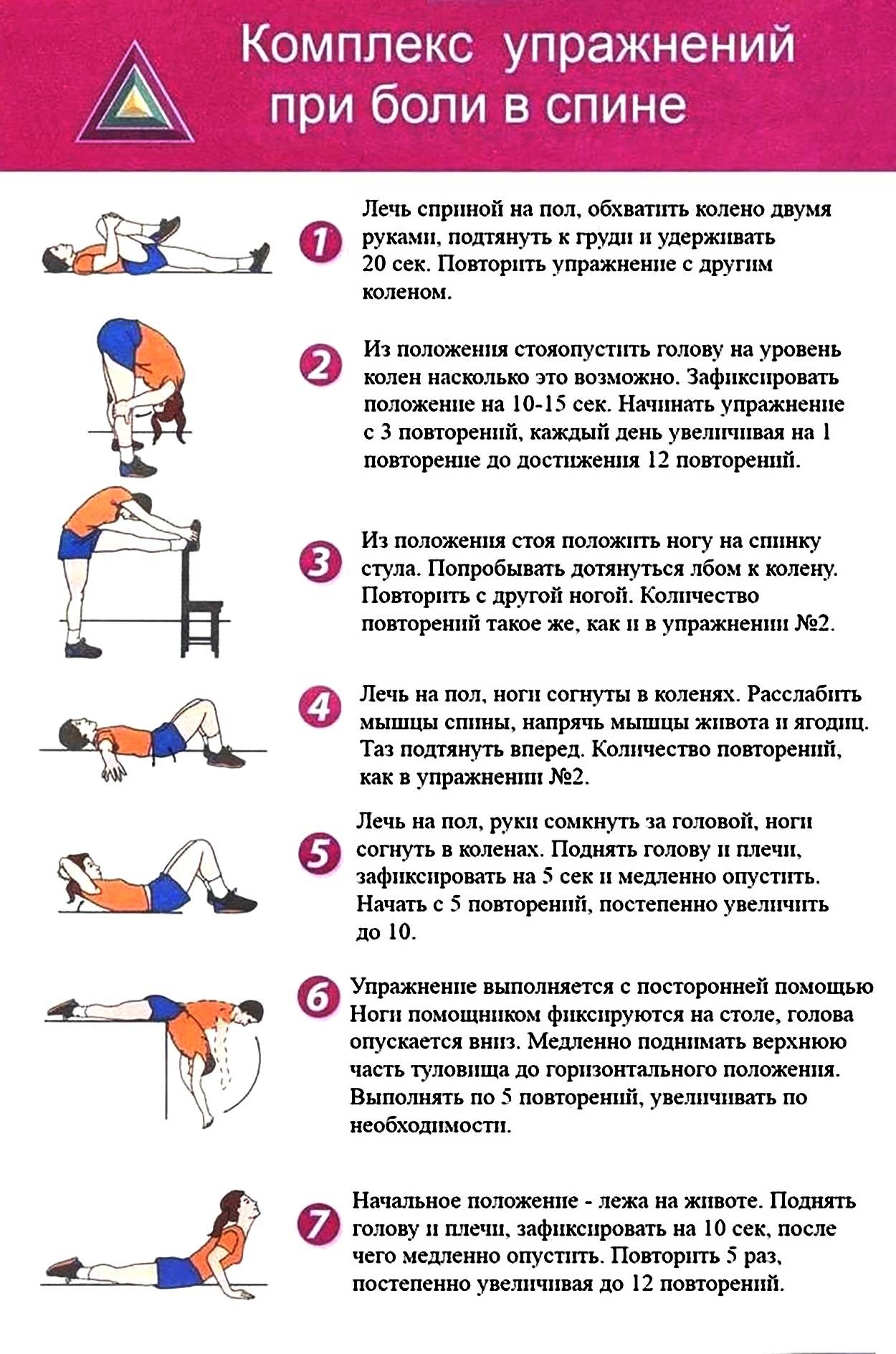 Упражнения для спины в домашних условиях: топ 10 упражнений